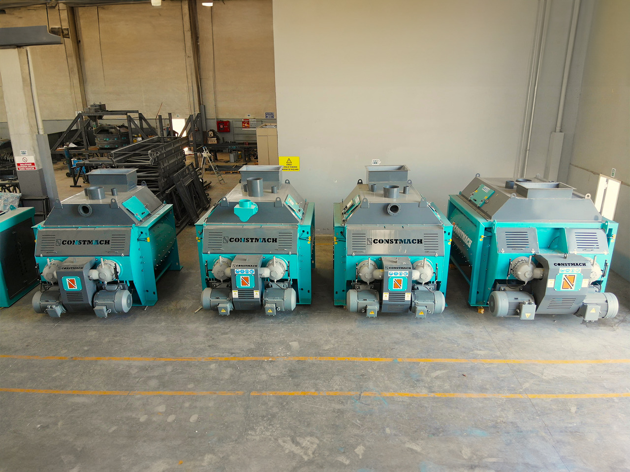 Constmach Double Shaft Concrete Mixer (Paddle Mixer) - Betoneira: foto 4 Constmach Double Shaft Concrete Mixer (Paddle Mixer) - Betoneira: foto 4