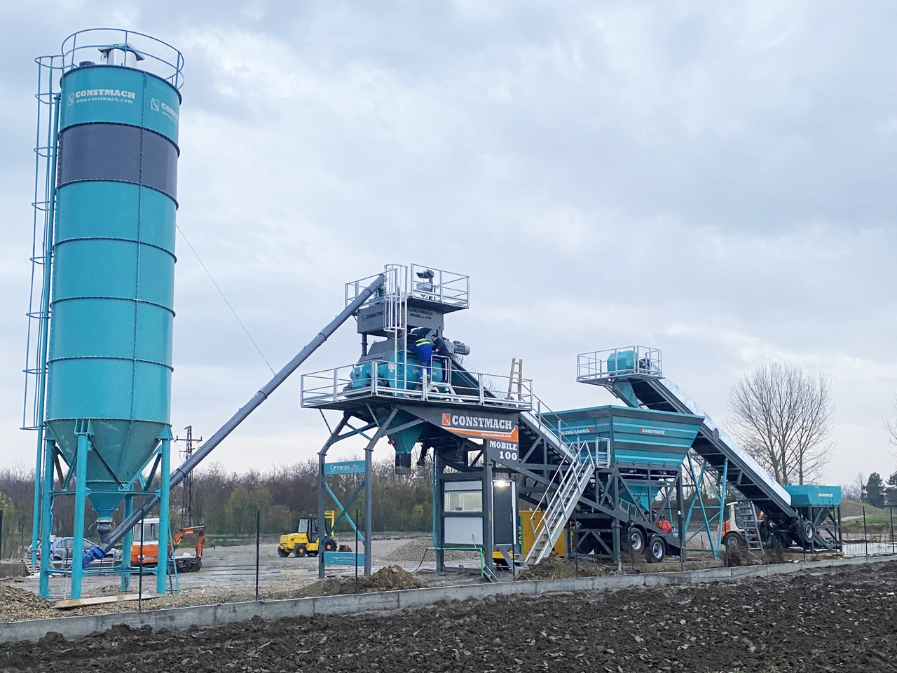 Central de betão novo Constmach Mobile Betonmischanlage mit 100 m³/h: foto 14 Central de betão novo Constmach Mobile Betonmischanlage mit 100 m³/h: foto 14