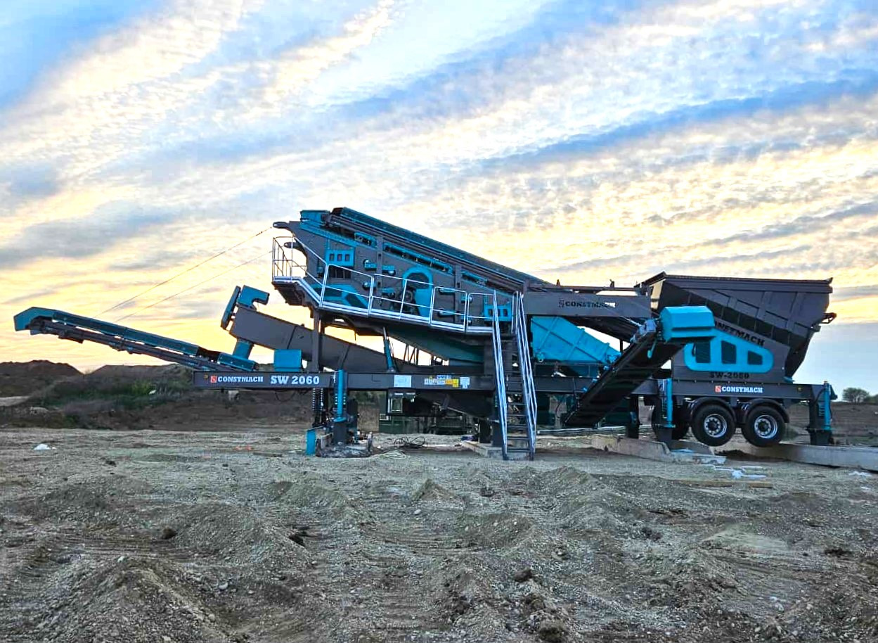 Constmach Mobile Sand And Gravel Washing And Screening Plant - Peneira vibratória: foto 1 Constmach Mobile Sand And Gravel Washing And Screening Plant - Peneira vibratória: foto 1