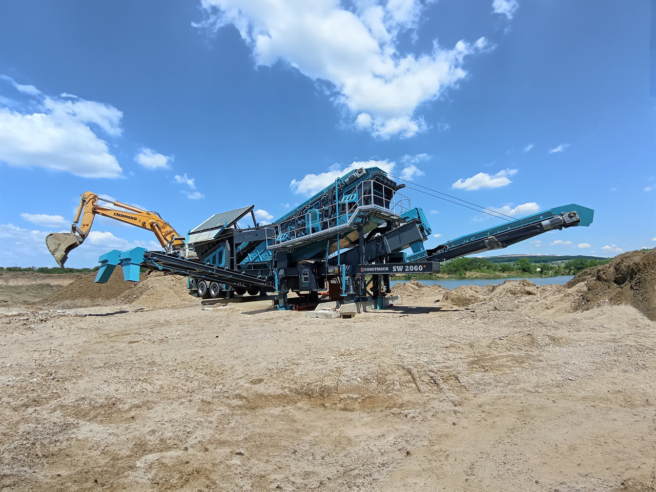 Constmach Mobile Sand And Gravel Washing And Screening Plant - Peneira vibratória: foto 2 Constmach Mobile Sand And Gravel Washing And Screening Plant - Peneira vibratória: foto 2