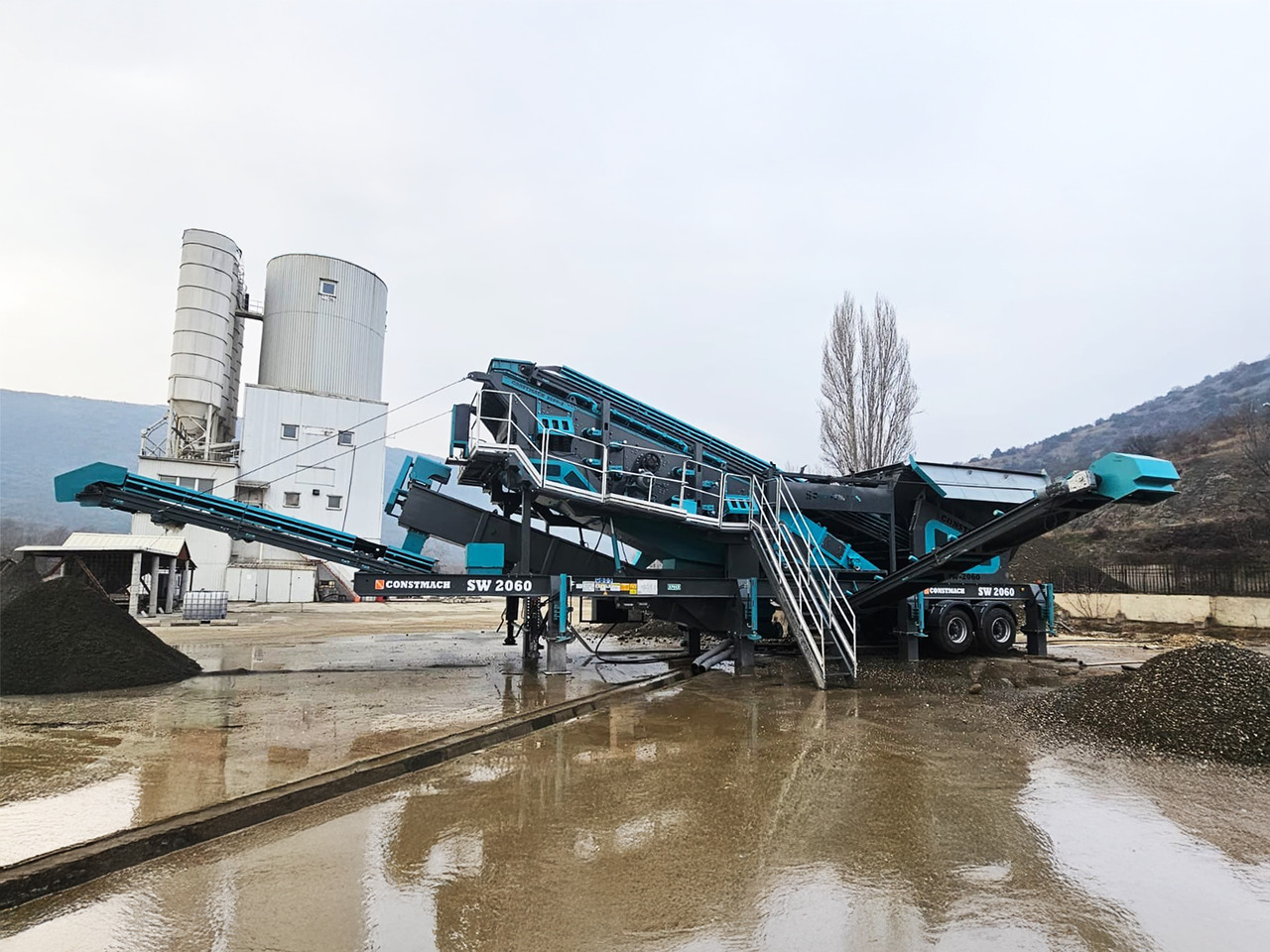 Constmach Mobile Sand And Gravel Washing And Screening Plant - Peneira vibratória: foto 5 Constmach Mobile Sand And Gravel Washing And Screening Plant - Peneira vibratória: foto 5