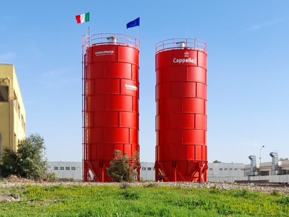 Constmach Silo à Ciment d'une Capacité de 300 Tonnes - Silo de cimento: foto 1 Constmach Silo à Ciment d'une Capacité de 300 Tonnes - Silo de cimento: foto 1