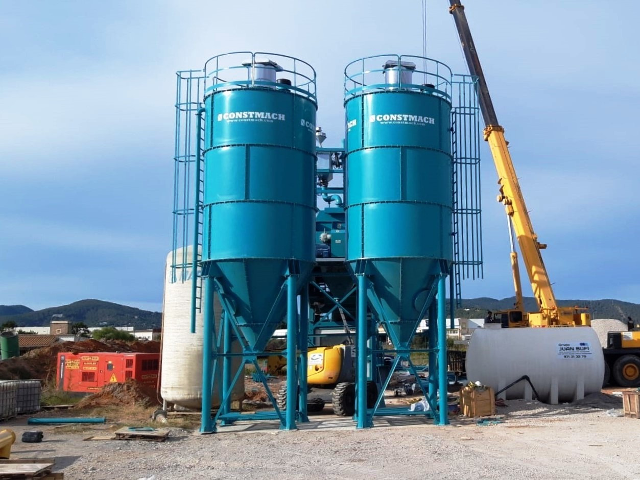 Constmach Silo à Ciment d'une Capacité de 50 Tonnes - Silo de cimento: foto 1 Constmach Silo à Ciment d'une Capacité de 50 Tonnes - Silo de cimento: foto 1