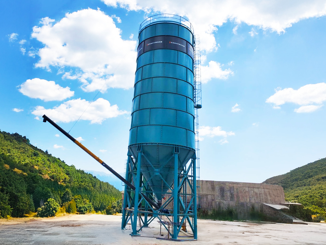 Constmach Silo à Ciment d'une Capacité de 500 Tonnes - Silo de cimento: foto 1 Constmach Silo à Ciment d'une Capacité de 500 Tonnes - Silo de cimento: foto 1