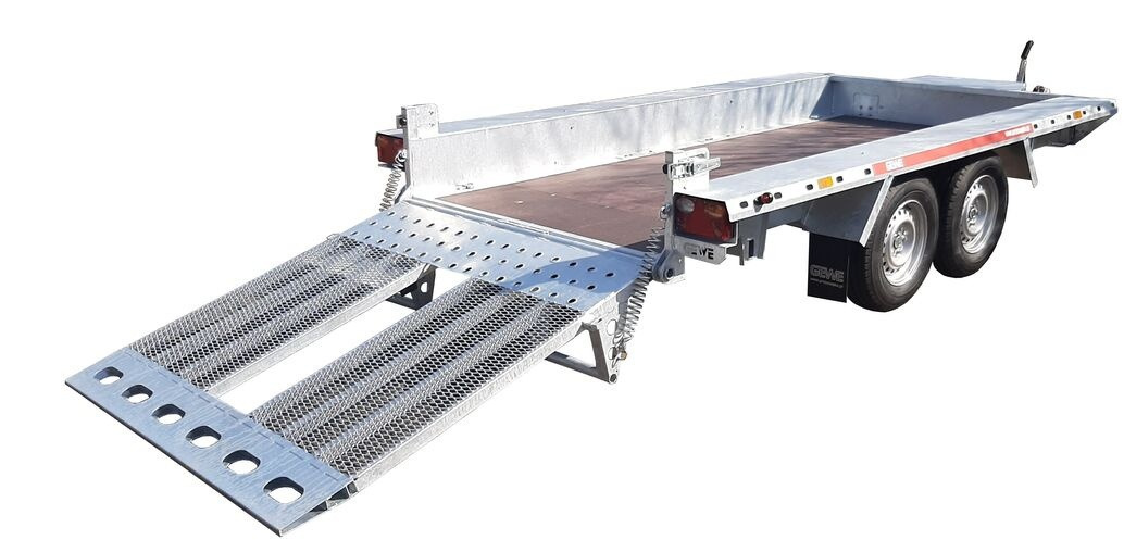 Gewe P3500 E/1 Przyczepa pod minikoparkę 3,5x1,6m SUPER MOCNA! - Reboque porta máquinas: foto 4 Gewe P3500 E/1 Przyczepa pod minikoparkę 3,5x1,6m SUPER MOCNA! - Reboque porta máquinas: foto 4