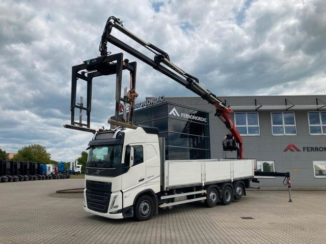 Volvo FH460 8x2 TRIDEM VLA&NLA gelenkt*FASSI F215AS.24 - Camião de caixa aberta/ Plataforma, Camião grua: foto 1 Volvo FH460 8x2 TRIDEM VLA&NLA gelenkt*FASSI F215AS.24 - Camião de caixa aberta/ Plataforma, Camião grua: foto 1