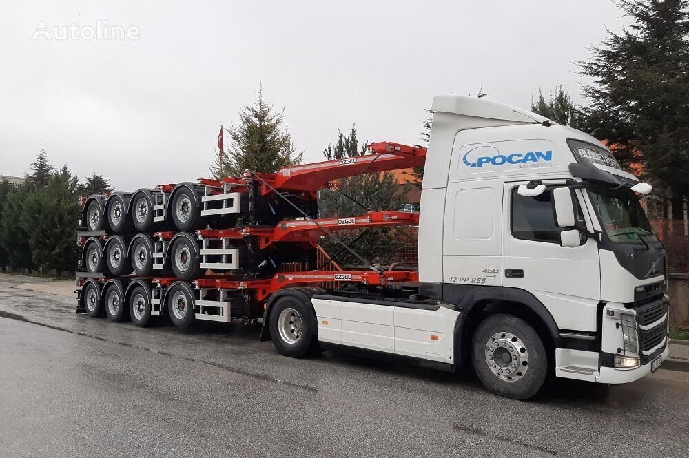 Özgül 4 AXLE HIGH CUBE CONTAINER CARRIER - Semi-reboque transportador de contêineres/ Caixa móvel: foto 5 Özgül 4 AXLE HIGH CUBE CONTAINER CARRIER - Semi-reboque transportador de contêineres/ Caixa móvel: foto 5