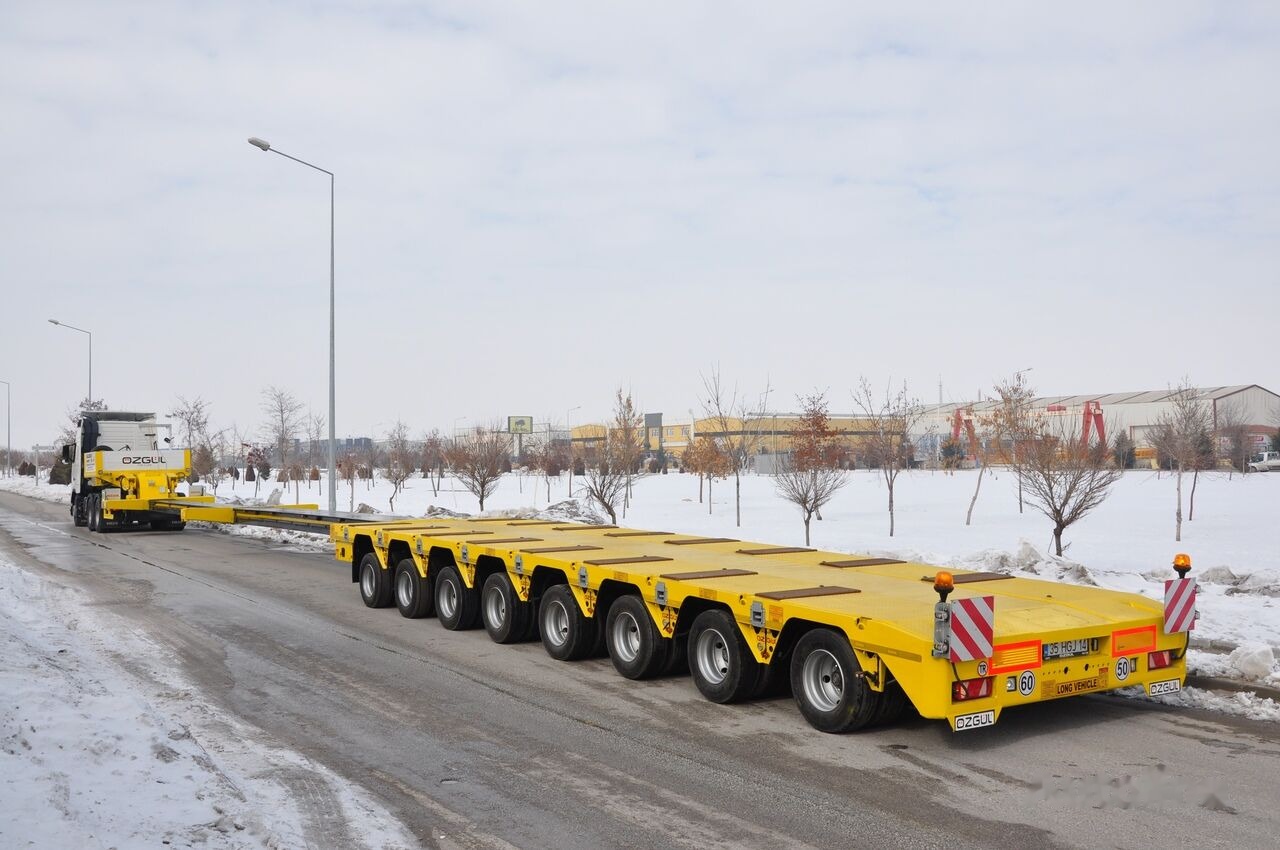 Reboque baixa para transporte de máquinas pesadas novo Özgül 8 AXLE LOWBED SEMI TRAILER: foto 17