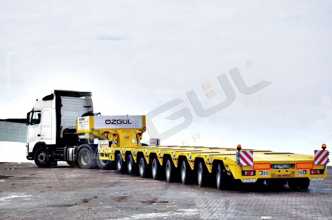 Reboque baixa para transporte de máquinas pesadas novo Özgül 8 AXLE LOWBED SEMI TRAILER: foto 21