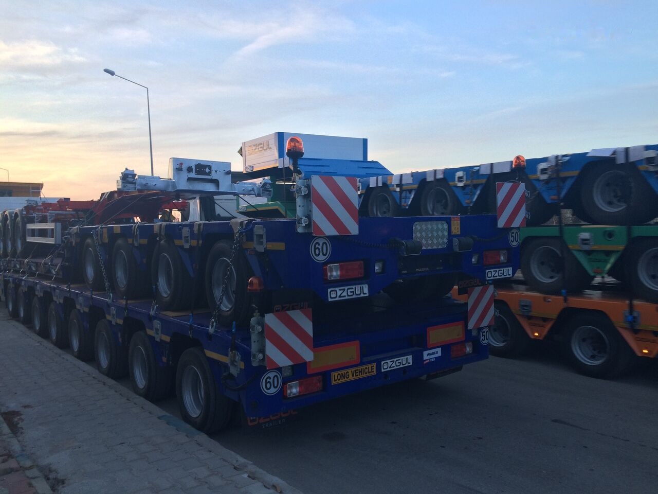 Reboque baixa para transporte de máquinas pesadas novo Özgül 8 AXLE LOWBED SEMI TRAILER: foto 24