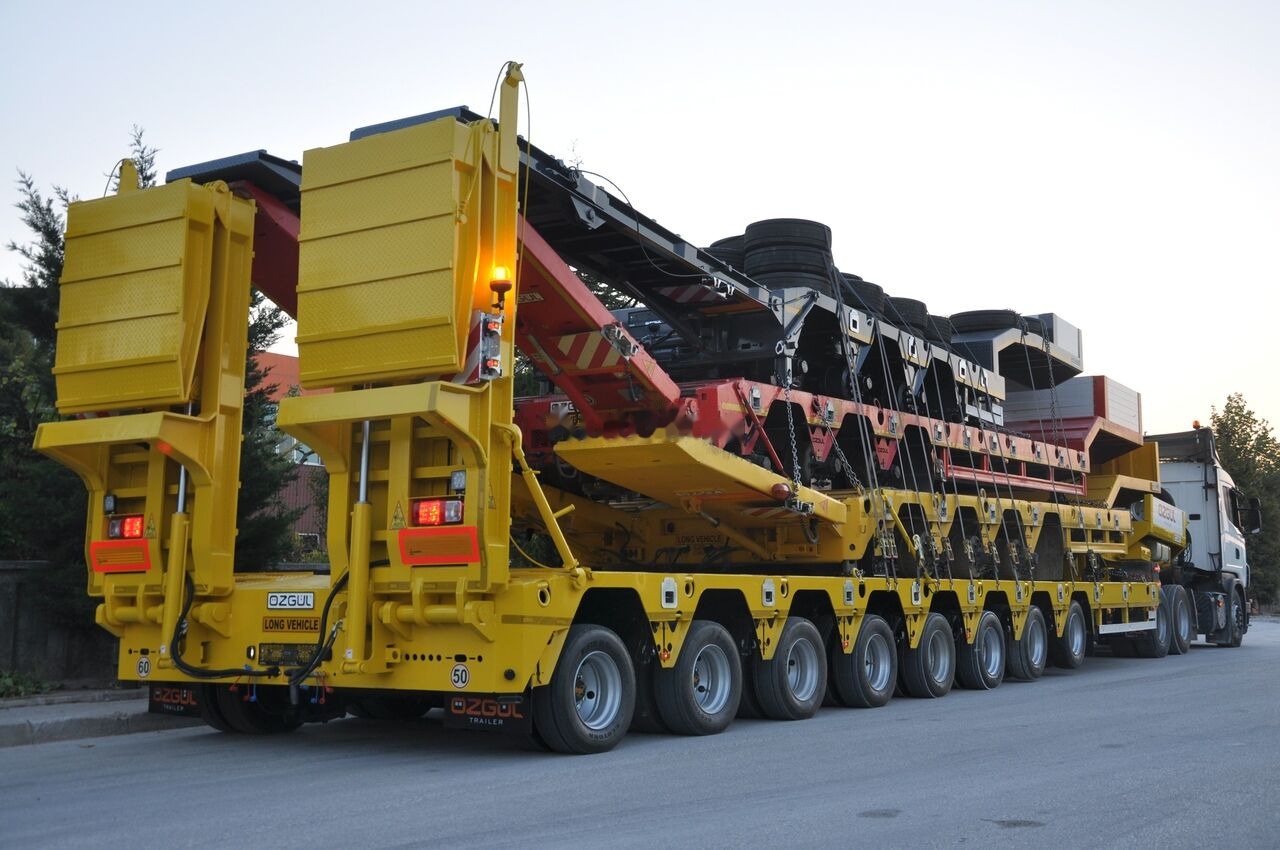 Reboque baixa para transporte de máquinas pesadas novo Özgül 8 AXLE LOWBED SEMI TRAILER: foto 19