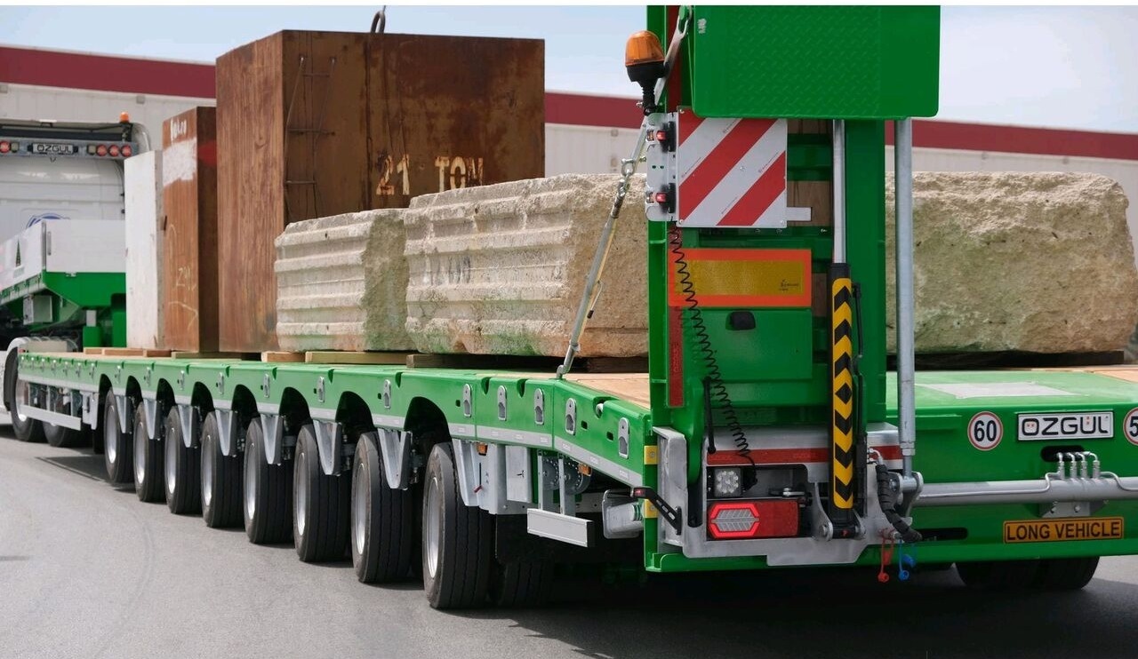 Reboque baixa para transporte de máquinas pesadas novo Özgül 8 AXLE LOWBED SEMI TRAILER: foto 10