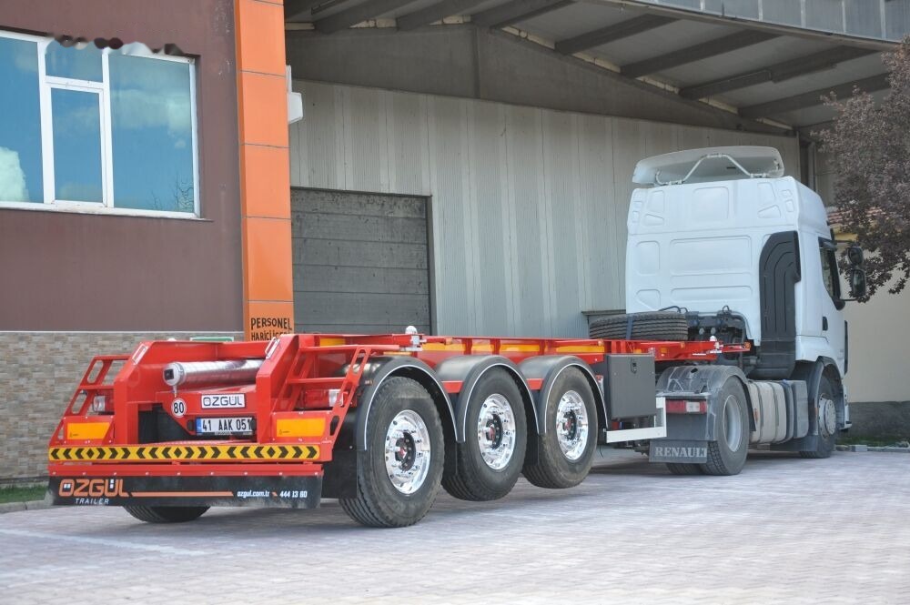 Özgül ISO TANK CONTAINER CARRIER SEMI - Semi-reboque transportador de contêineres/ Caixa móvel: foto 1 Özgül ISO TANK CONTAINER CARRIER SEMI - Semi-reboque transportador de contêineres/ Caixa móvel: foto 1