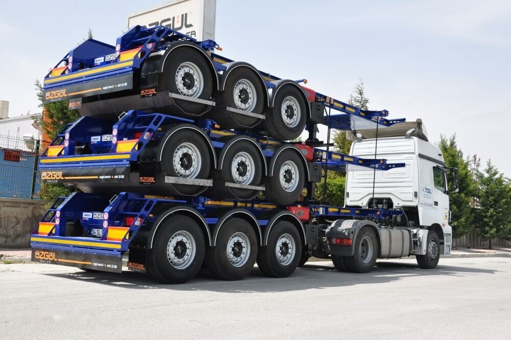 Özgül ISO TANK CONTAINER CARRIER SEMI - Semi-reboque transportador de contêineres/ Caixa móvel: foto 4 Özgül ISO TANK CONTAINER CARRIER SEMI - Semi-reboque transportador de contêineres/ Caixa móvel: foto 4