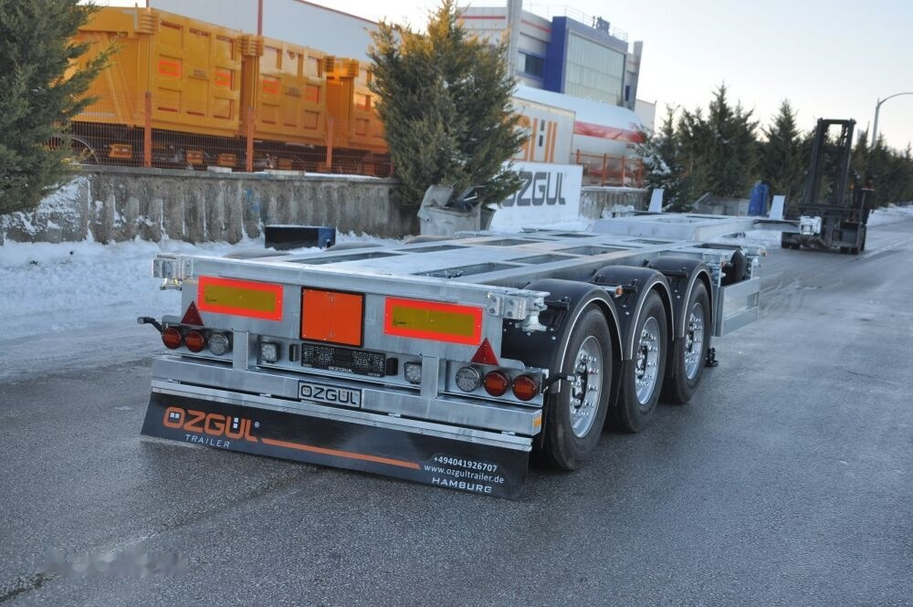 Özgül TELESCOBIC HIGH CUBE CONTAINER CHASSIS - Semi-reboque transportador de contêineres/ Caixa móvel: foto 1 Özgül TELESCOBIC HIGH CUBE CONTAINER CHASSIS - Semi-reboque transportador de contêineres/ Caixa móvel: foto 1