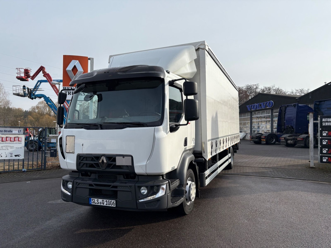 Renault D 16.280 Curtainsider - Camião de lona: foto 1 Renault D 16.280 Curtainsider - Camião de lona: foto 1