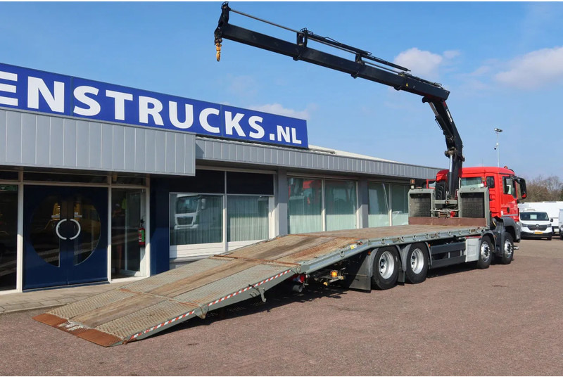 MAN TGS 35.360 8X2 Euro 6 Oprijwagen + HIAB 228 E 3 kraan. Radio grafisch + winch - Camião grua: foto 3 MAN TGS 35.360 8X2 Euro 6 Oprijwagen + HIAB 228 E 3 kraan. Radio grafisch + winch - Camião grua: foto 3