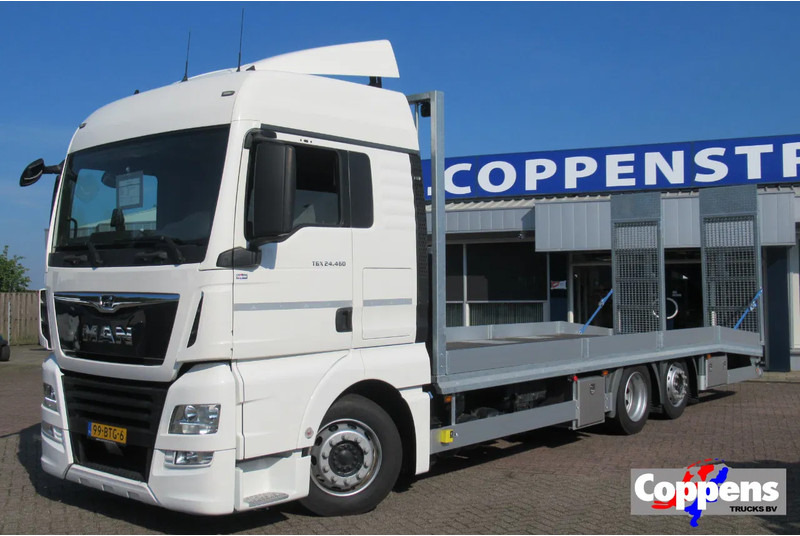 MAN TGX 26.460 Machine/auto transporter XLX Intarder - Camião transporte de veículos: foto 1 MAN TGX 26.460 Machine/auto transporter XLX Intarder - Camião transporte de veículos: foto 1