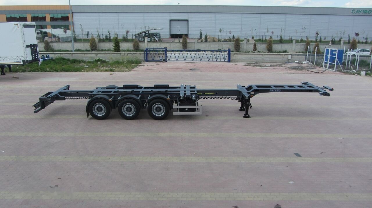 Reis Treyler Telescopic Container Carrier Semi Trailer - Semi-reboque transportador de contêineres/ Caixa móvel: foto 2 Reis Treyler Telescopic Container Carrier Semi Trailer - Semi-reboque transportador de contêineres/ Caixa móvel: foto 2