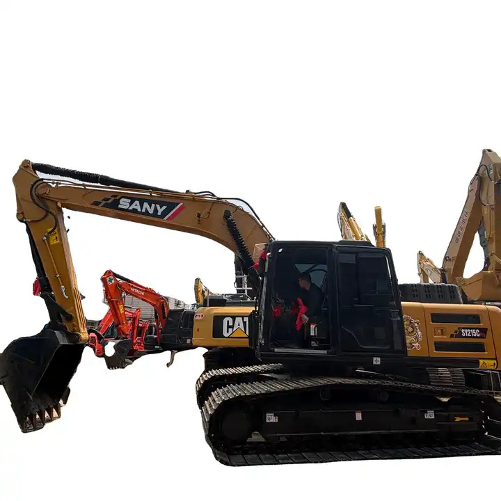 Factory Direct Sale Sany 215C Pro Excavator Machine 20ton SANY 215 SY215 SY215C SY215H Used Excavators in Shanghai - Escavadeira: foto 1 Factory Direct Sale Sany 215C Pro Excavator Machine 20ton SANY 215 SY215 SY215C SY215H Used Excavators in Shanghai - Escavadeira: foto 1