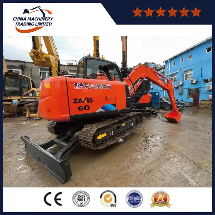 Original Small Size Second Hand Excavating Equipment Cheap Price Excellent Quality Used Hitachi Zx60 Excavator With Blade - Escavadora de rastos: foto 4 Original Small Size Second Hand Excavating Equipment Cheap Price Excellent Quality Used Hitachi Zx60 Excavator With Blade - Escavadora de rastos: foto 4