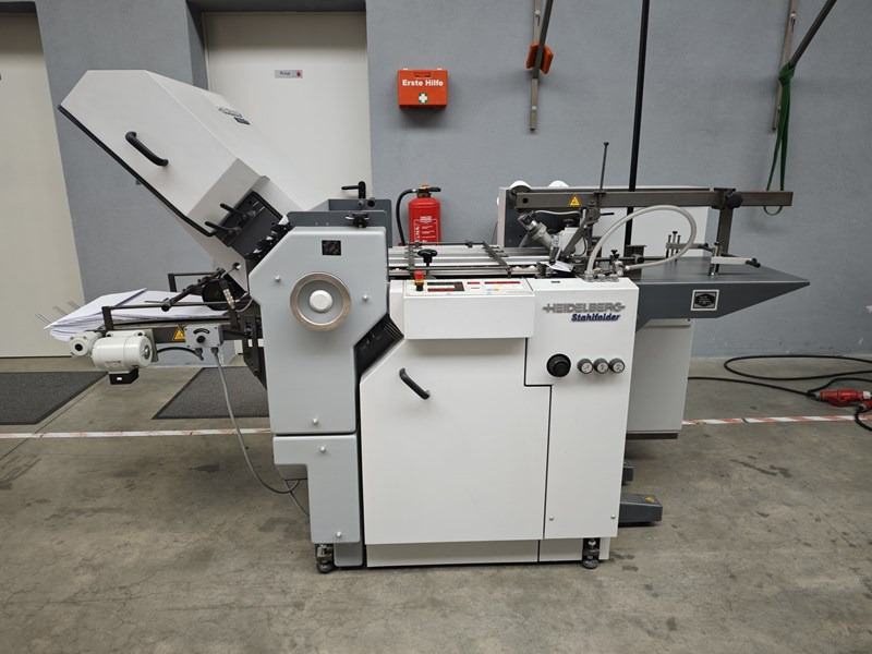Heidelberg, Heidelberg/Stahl Heidelberg Stahlfolder Ti 40 I 2009 - Máquina de dobrar papel: foto 1 Heidelberg, Heidelberg/Stahl Heidelberg Stahlfolder Ti 40 I 2009 - Máquina de dobrar papel: foto 1