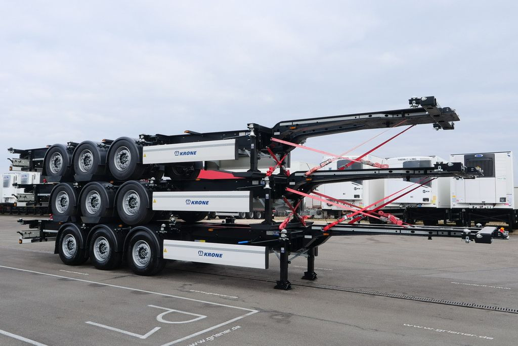 Krone SDC 27/eLT3 / 2 x 20/30/40 /20 mittig EXIII ADR - Semi-reboque transportador de contêineres/ Caixa móvel: foto 4 Krone SDC 27/eLT3 / 2 x 20/30/40 /20 mittig EXIII ADR - Semi-reboque transportador de contêineres/ Caixa móvel: foto 4