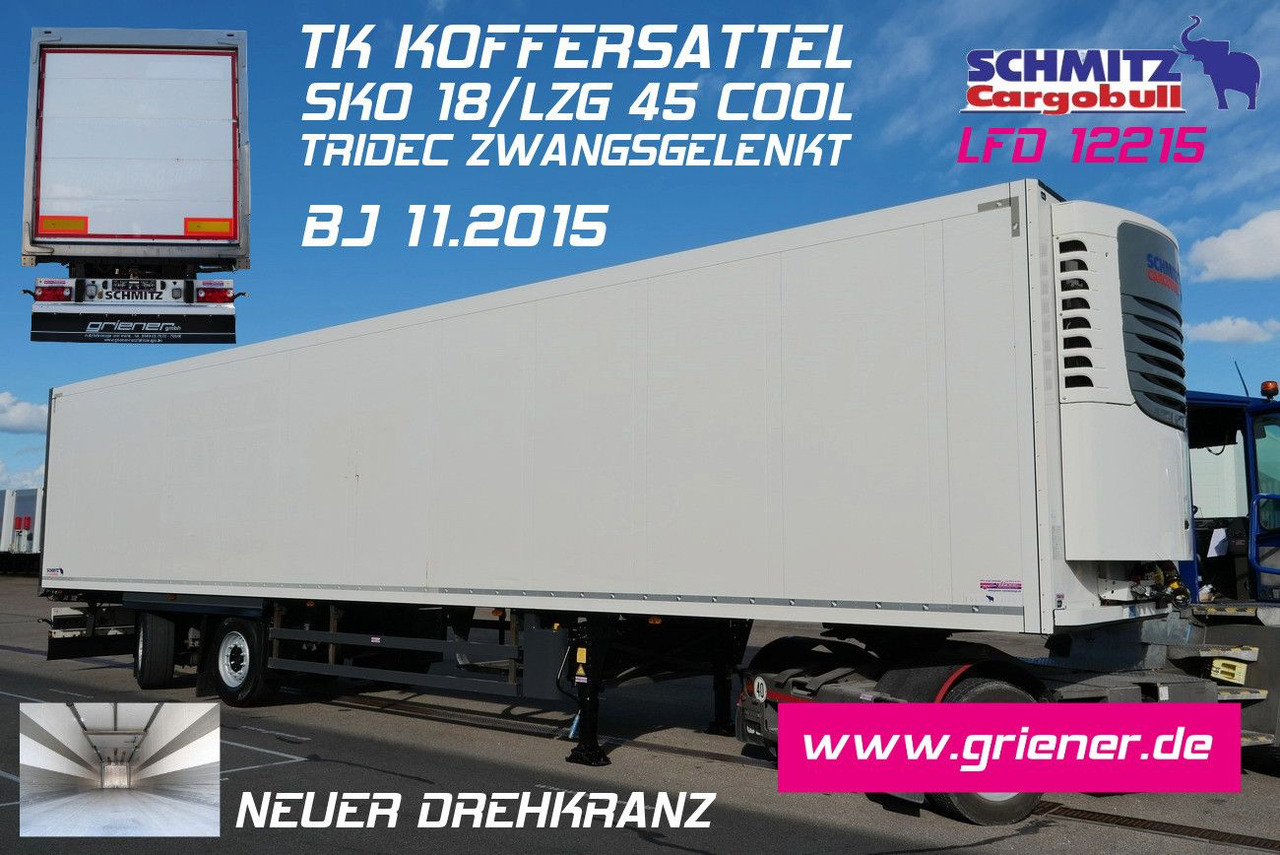 Schmitz Cargobull SKO 18/LZG/45 COOL / TRIDEC / CITY /TKM - Semi-reboque frigorífico: foto 1 Schmitz Cargobull SKO 18/LZG/45 COOL / TRIDEC / CITY /TKM - Semi-reboque frigorífico: foto 1