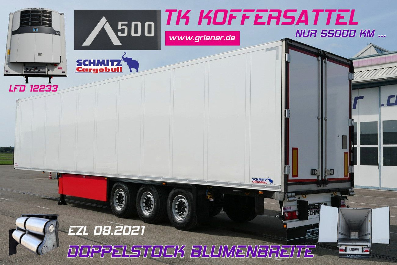 Schmitz Cargobull SKO 24/DOPPELSTOCK BLUMEN TK A500 DRP FP 45 - Semi-reboque furgão: foto 1 Schmitz Cargobull SKO 24/DOPPELSTOCK BLUMEN TK A500 DRP FP 45 - Semi-reboque furgão: foto 1