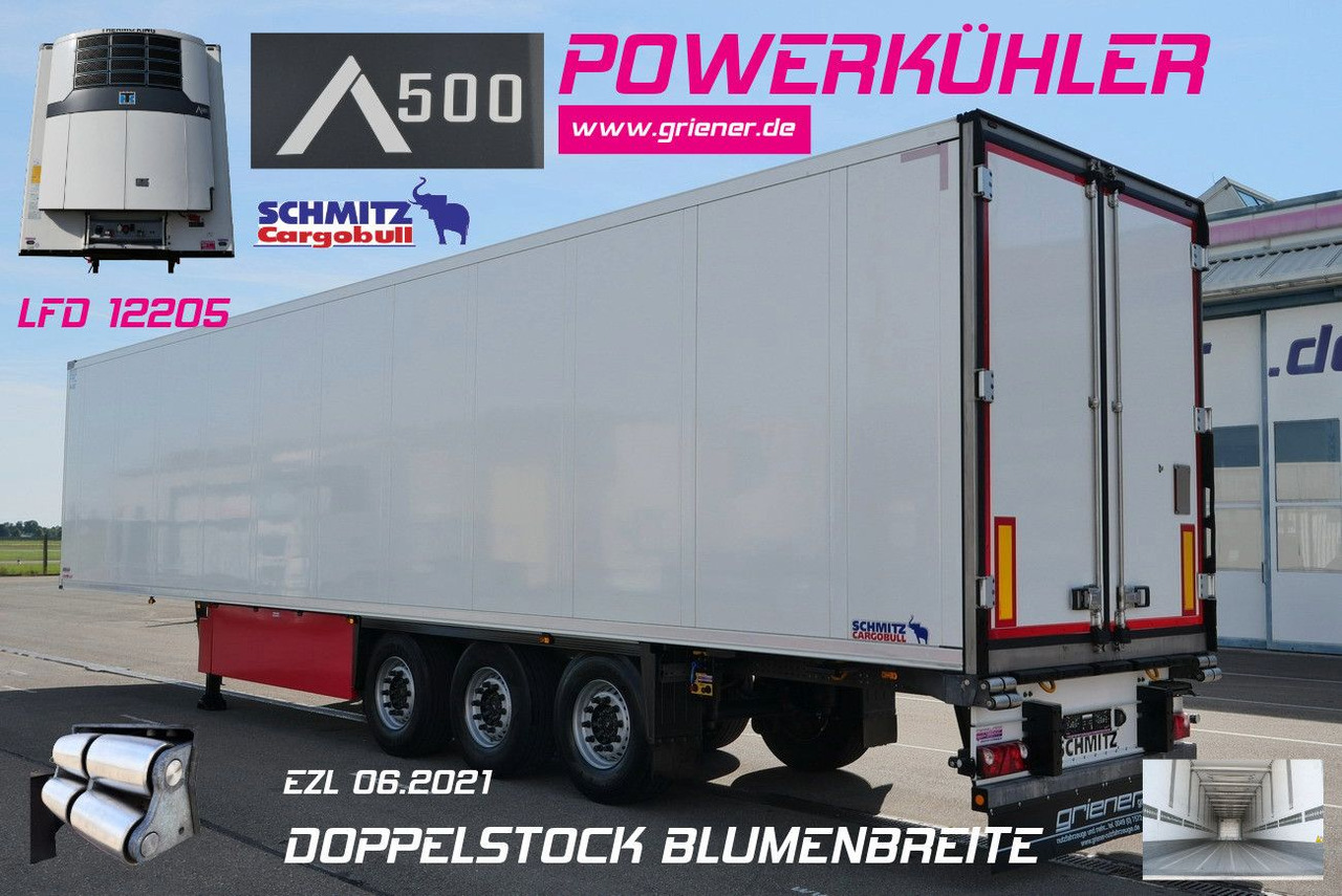Schmitz Cargobull SKO 24/DOPPELSTOCK BLUMEN TK A500 DRP FP 45 - Semi-reboque furgão: foto 1 Schmitz Cargobull SKO 24/DOPPELSTOCK BLUMEN TK A500 DRP FP 45 - Semi-reboque furgão: foto 1