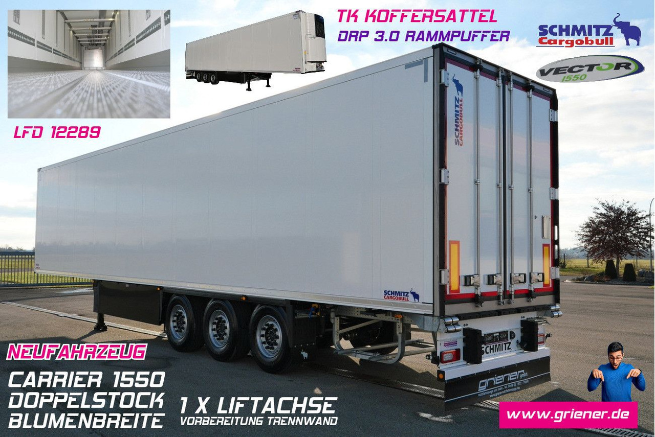 Schmitz Cargobull SKO 24/FP 45 cool /V7 / DOPPELSTOCK/DRP/ 1550 - Semi-reboque frigorífico: foto 1 Schmitz Cargobull SKO 24/FP 45 cool /V7 / DOPPELSTOCK/DRP/ 1550 - Semi-reboque frigorífico: foto 1