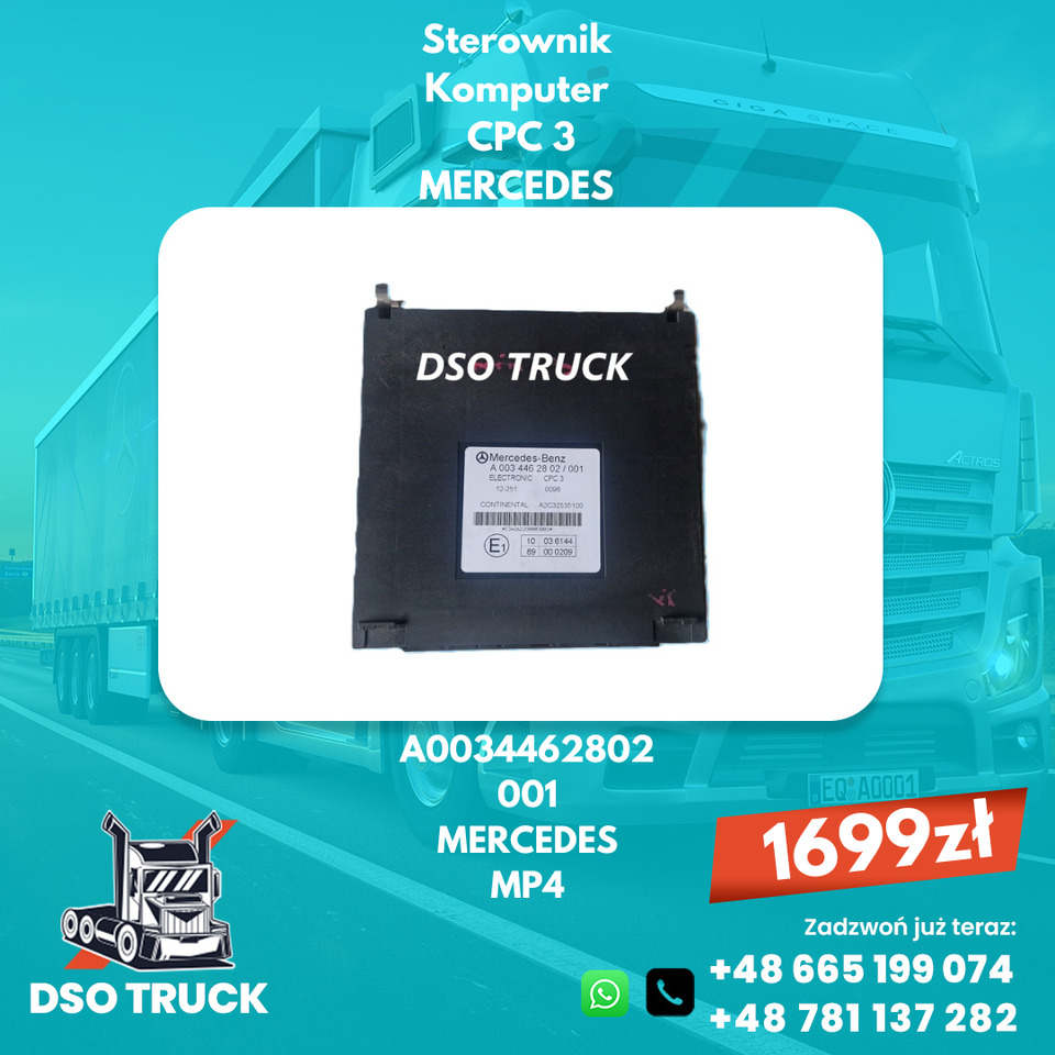 A0034462802 001 CPC 3 Continental A2C32535100 Mercedes MP4 Actros Axor Atego Mercedes MP4 Actros Axor Atego - Peça de reposição: foto 1 A0034462802 001 CPC 3 Continental A2C32535100 Mercedes MP4 Actros Axor Atego Mercedes MP4 Actros Axor Atego - Peça de reposição: foto 1
