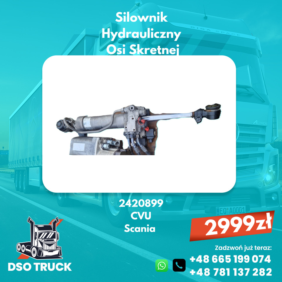 Cilindro hidráulico Silownik Hydrauliczny Osi Skretnej 2420899 CVU Scania: foto 1