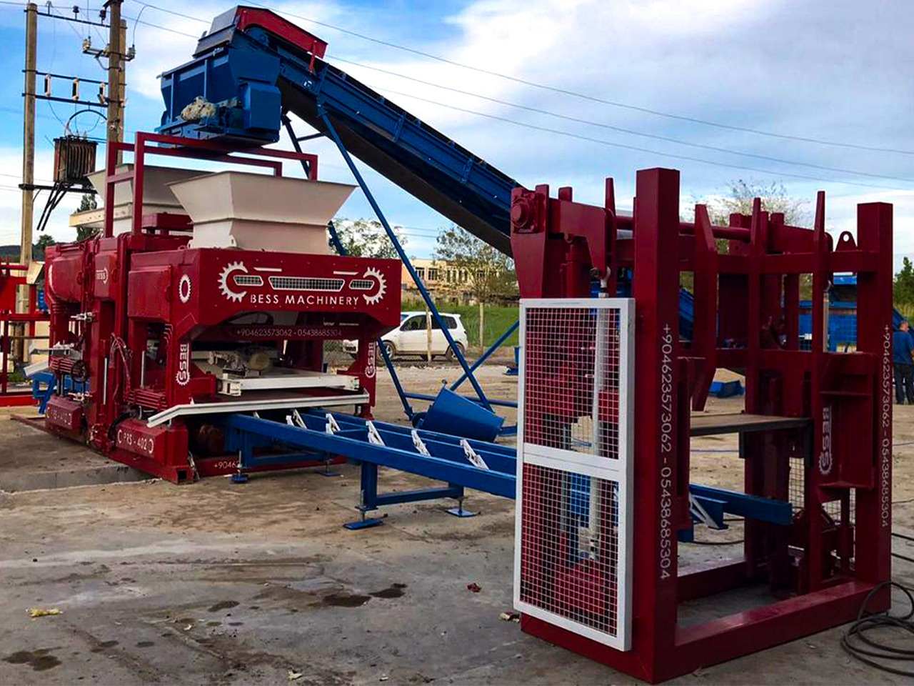 Automatic Paving Block Machine | PRS-402 - Máquina de fazer bloco: foto 4 Automatic Paving Block Machine | PRS-402 - Máquina de fazer bloco: foto 4