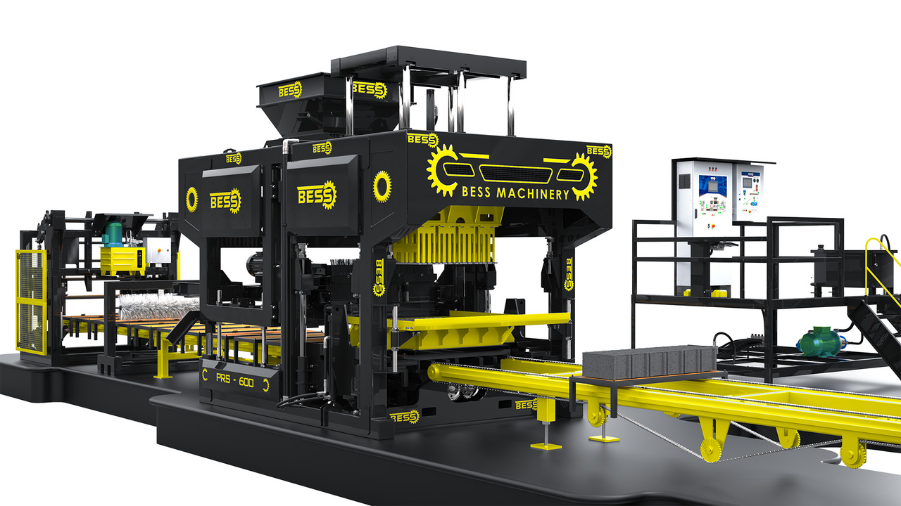 Fully Automatic Hollow Block Machine | PRS-600 - Máquina de fazer bloco: foto 1 Fully Automatic Hollow Block Machine | PRS-600 - Máquina de fazer bloco: foto 1