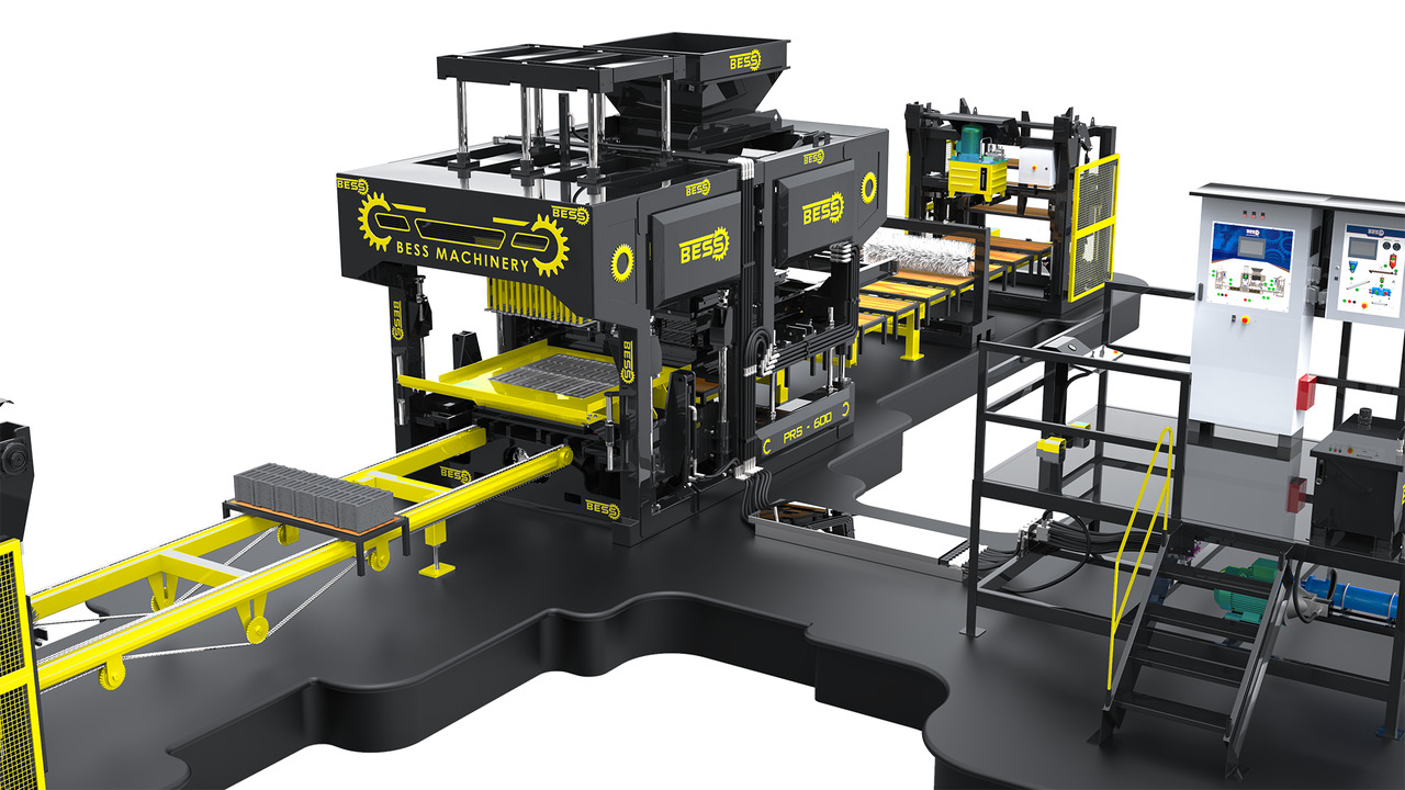 Fully Automatic Hollow Block Machine | PRS-600 - Máquina de fazer bloco: foto 4 Fully Automatic Hollow Block Machine | PRS-600 - Máquina de fazer bloco: foto 4