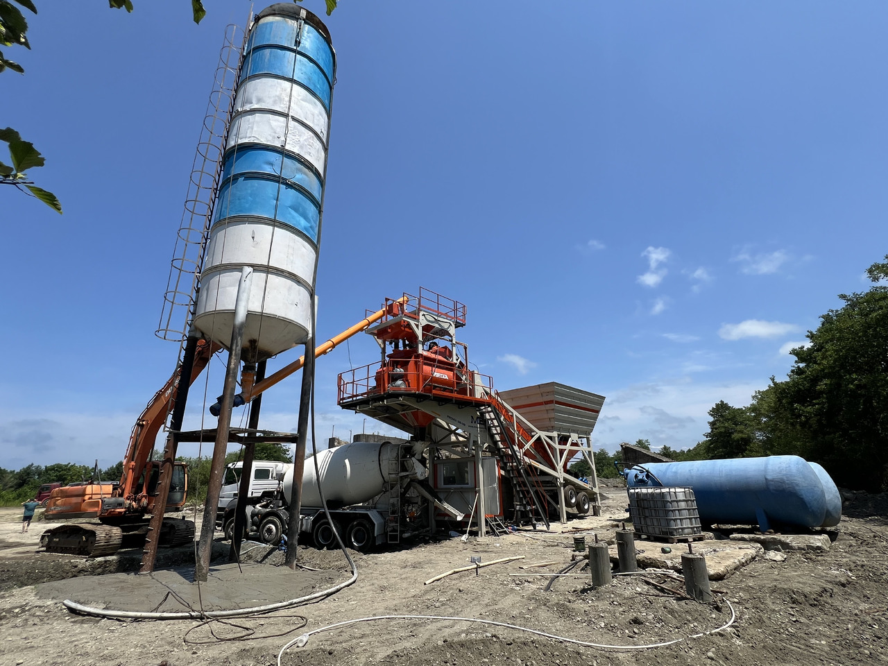 Mobile Concrete Plant Promix-100.MB - Central de betão: foto 2 Mobile Concrete Plant Promix-100.MB - Central de betão: foto 2