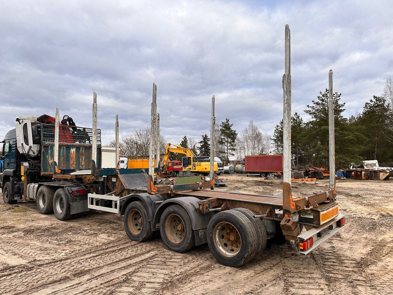 Holztransporter Achleitner 3STR36 - Semi-reboque transporte de madeira: foto 3 Holztransporter Achleitner 3STR36 - Semi-reboque transporte de madeira: foto 3