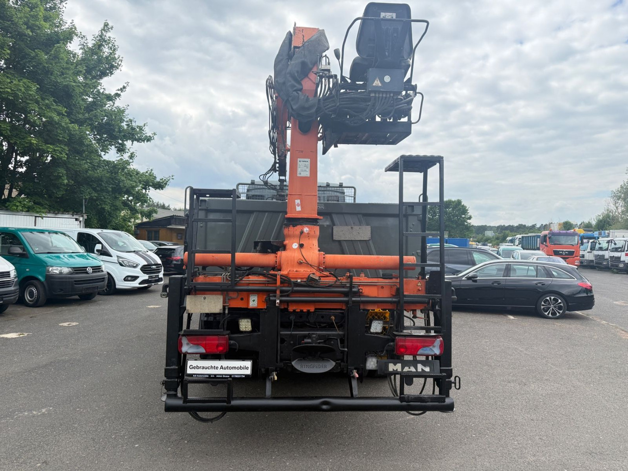 MAN TGA 18.350 Kran Terex - Camião basculante, Camião grua: foto 4 MAN TGA 18.350 Kran Terex - Camião basculante, Camião grua: foto 4