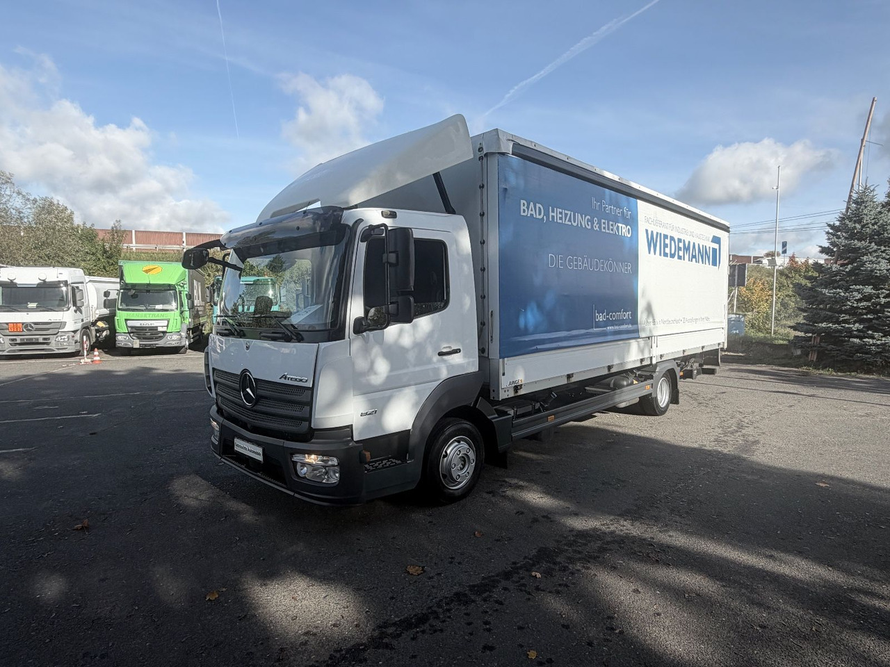 Mercedes-Benz Atego 821 Klima Lbw Tempoamt - Camião de lona: foto 3 Mercedes-Benz Atego 821 Klima Lbw Tempoamt - Camião de lona: foto 3