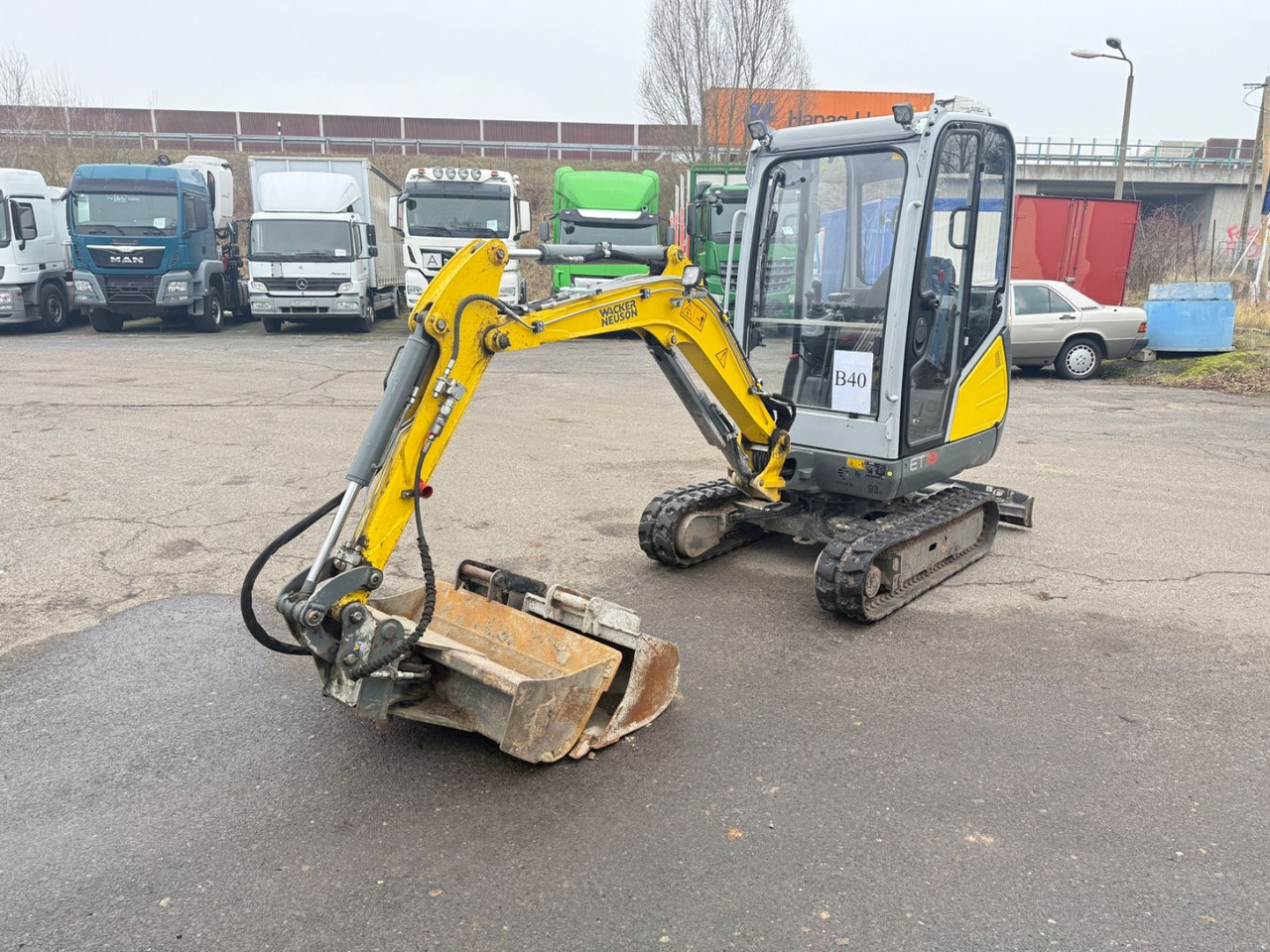 Neuson ET 18 2 Grabenlöffel 1 Grabenräumsc. Knikmatik - Mini escavadeira: foto 3 Neuson ET 18 2 Grabenlöffel 1 Grabenräumsc. Knikmatik - Mini escavadeira: foto 3