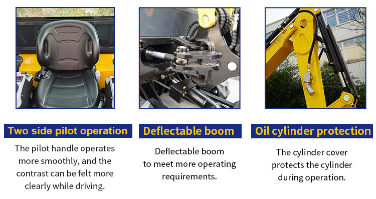 Mini escavadeira novo Shandong Rippa Machinery Group Co., Ltd. R330-Global stocking Rapid delivery-Kubota engine-Cab-Air Conditioner ; CE certification: foto 10