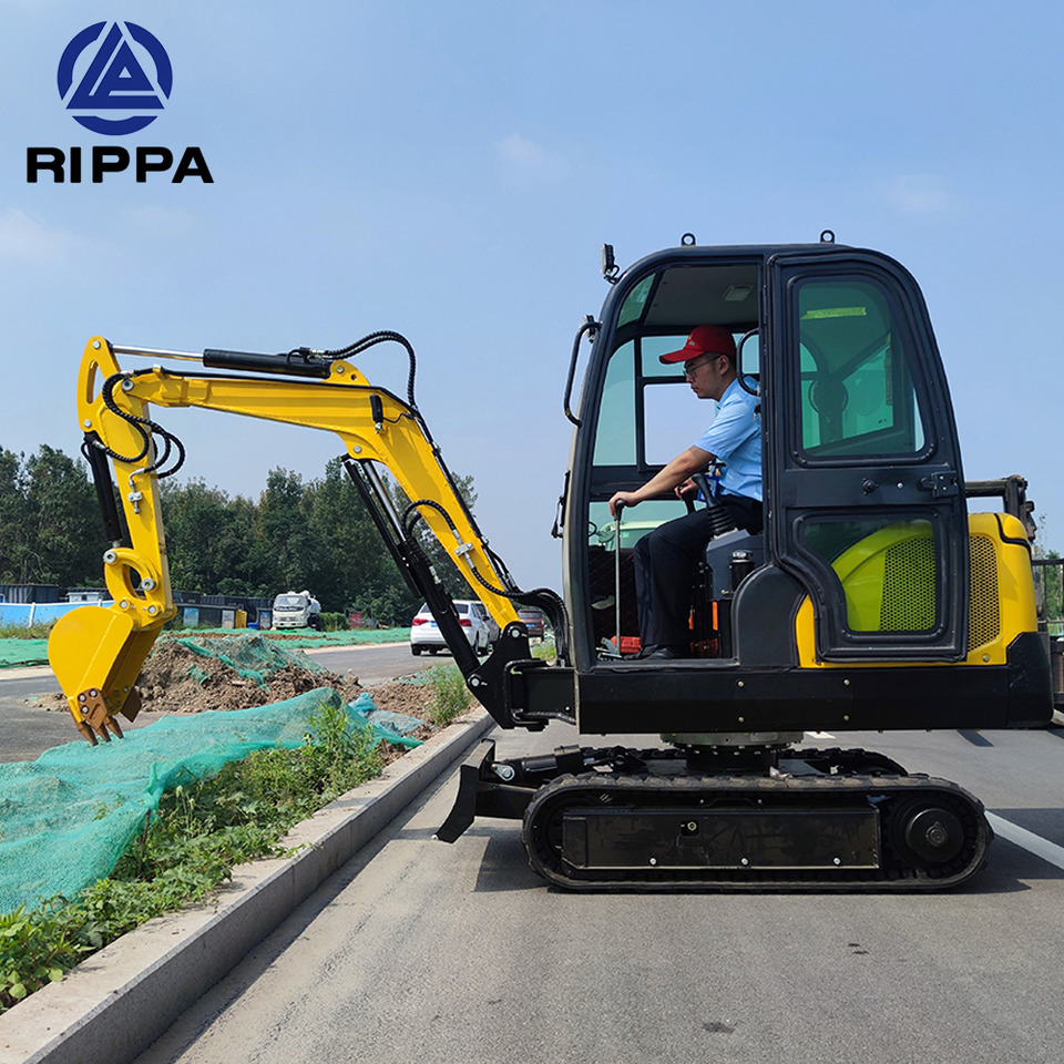 Mini escavadeira novo Shandong Rippa Machinery Group Co., Ltd. R330-Global stocking Rapid delivery-Kubota engine-Cab-Air Conditioner ; CE certification: foto 20