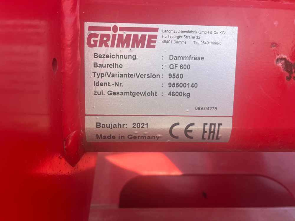 Grimme GF 600 - Colheitadeira: foto 3 Grimme GF 600 - Colheitadeira: foto 3