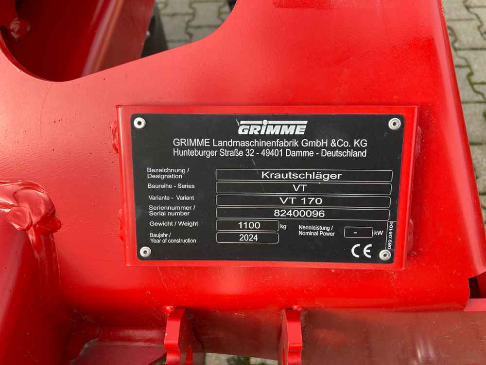 Grimme VT 170 - Triturador de folhas para batata: foto 2 Grimme VT 170 - Triturador de folhas para batata: foto 2