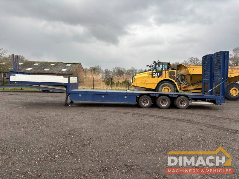 Broshuis Lowloader tieflader 3 assen leaf spring, laadklep - Semi-reboque baixa: foto 1 Broshuis Lowloader tieflader 3 assen leaf spring, laadklep - Semi-reboque baixa: foto 1
