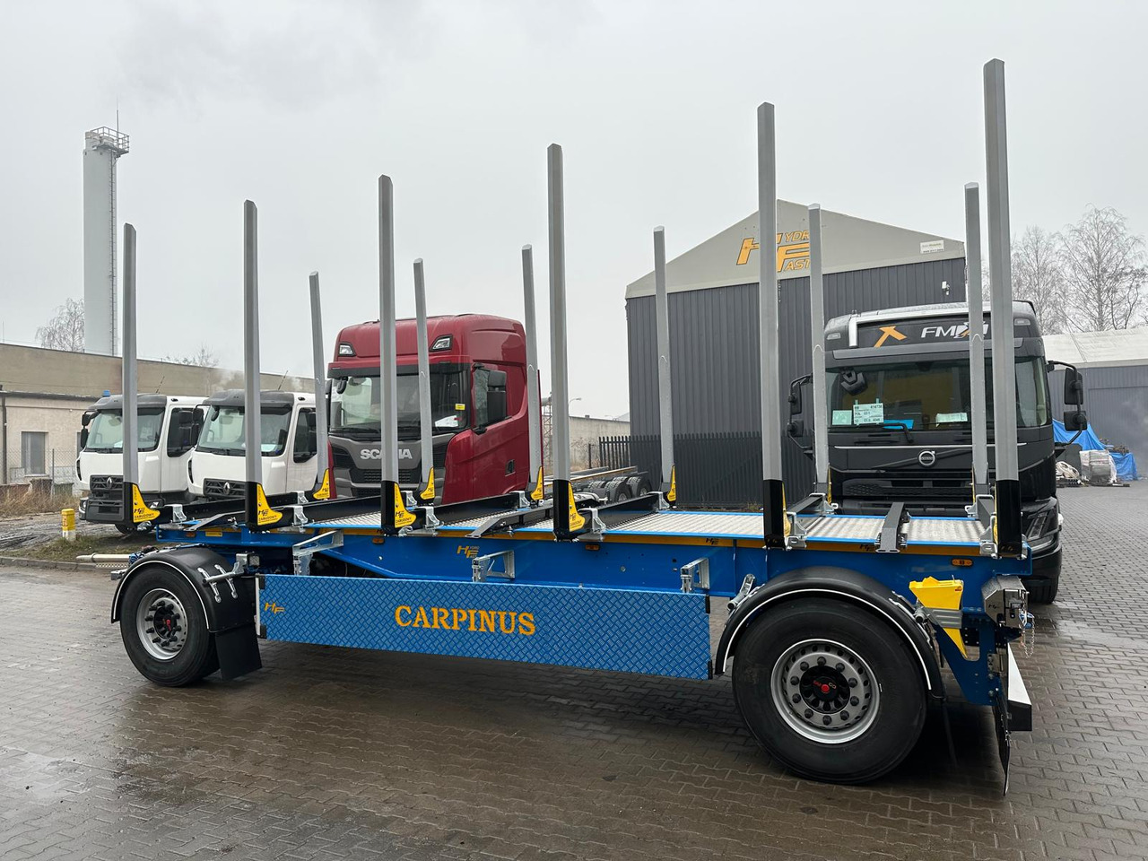 Hydrofast Przyczepa 2 osiowa do drewna stosowego HFP2/2-axle timber trailer HFP2 - Reboque transporte de madeira: foto 1 Hydrofast Przyczepa 2 osiowa do drewna stosowego HFP2/2-axle timber trailer HFP2 - Reboque transporte de madeira: foto 1
