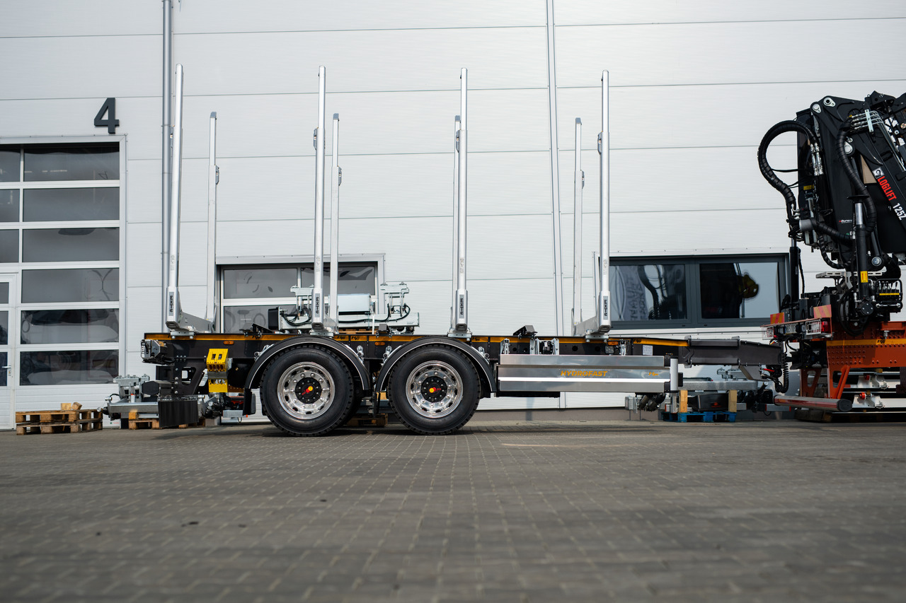 Hydrofast Przyczepa tandem od przewozu drewna na stanie / Timber tandem trailer in stock /Tandem-Anhänger aus Holz/ - Reboque transporte de madeira: foto 1 Hydrofast Przyczepa tandem od przewozu drewna na stanie / Timber tandem trailer in stock /Tandem-Anhänger aus Holz/ - Reboque transporte de madeira: foto 1
