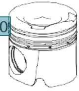 Tłok do Mercedes om 936 - Piston/ Anel/ Buch para Camião: foto 1 Tłok do Mercedes om 936 - Piston/ Anel/ Buch para Camião: foto 1
