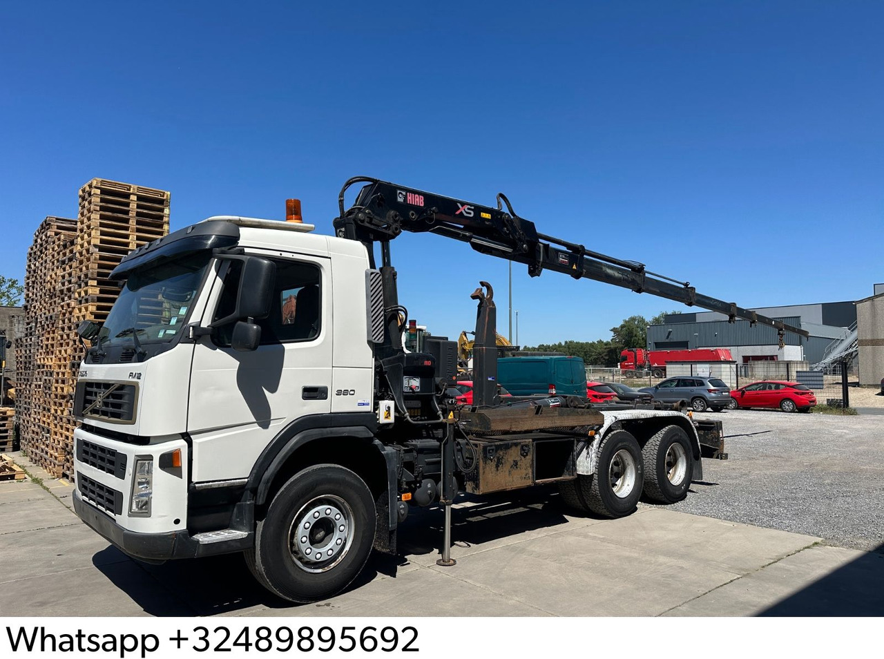 Volvo FM12 380 Hiab 144E-3 - Camião polibenne: foto 1 Volvo FM12 380 Hiab 144E-3 - Camião polibenne: foto 1